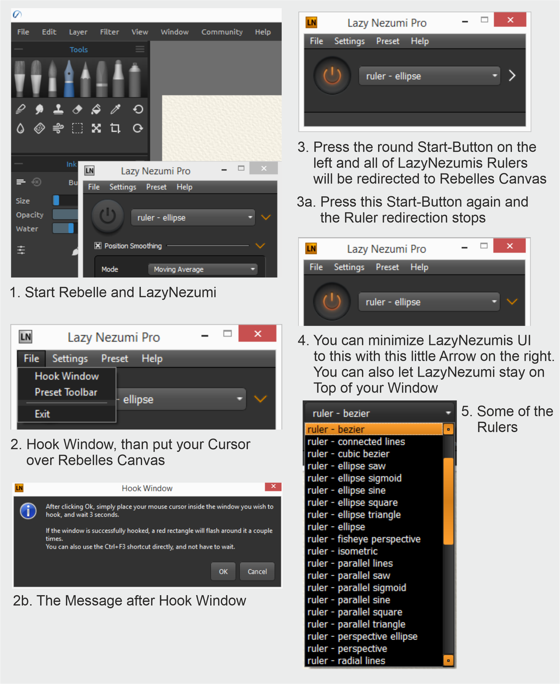 launch lazy nezumi with custom program