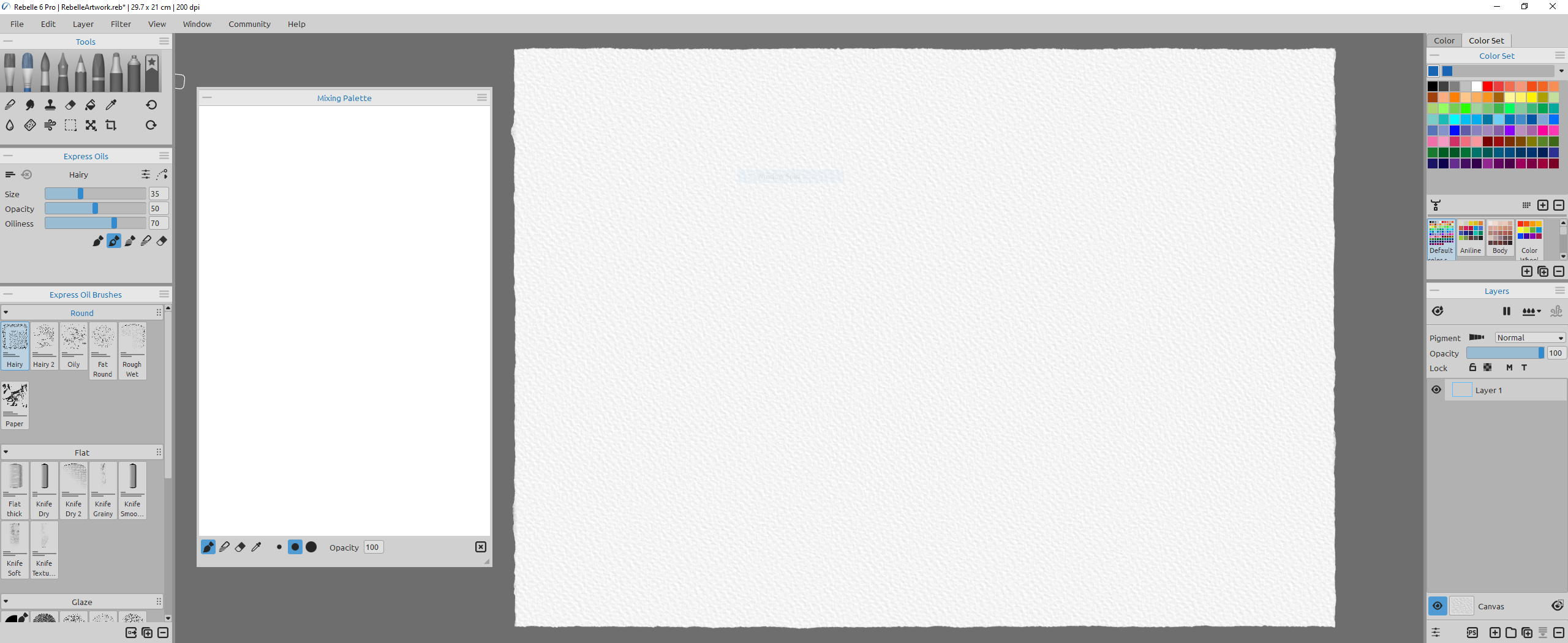 Some ideas for the mixing tool and reference image from a