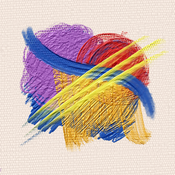 Rebelle - Oil and Acrylic Impasto