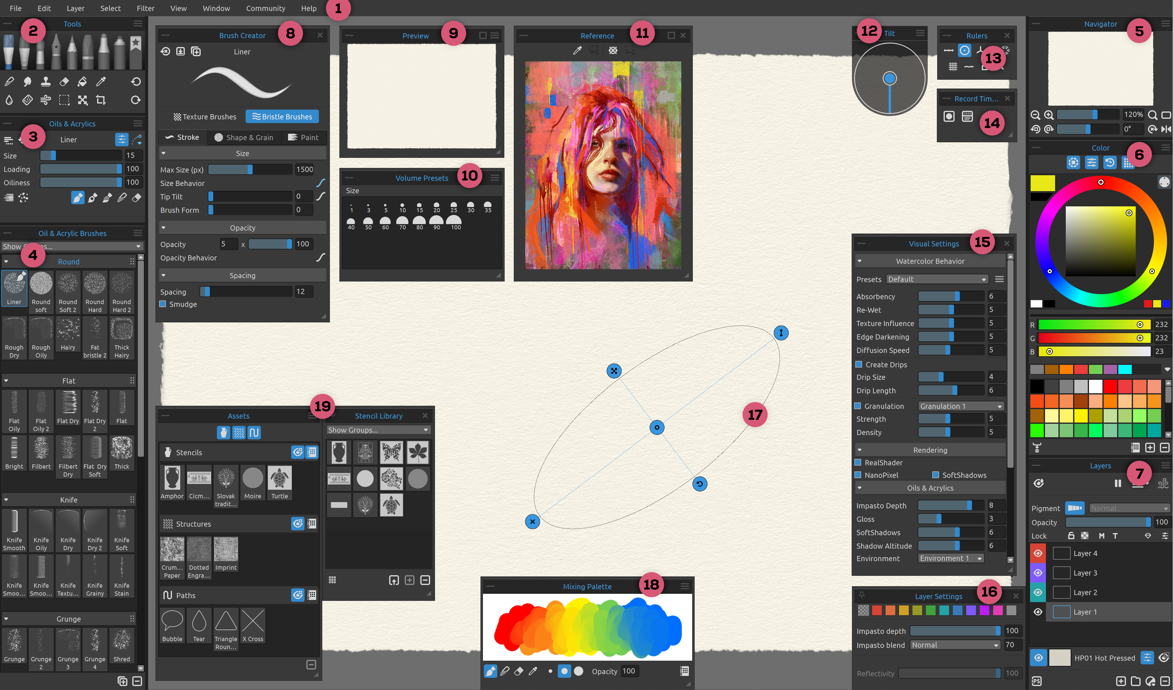 Interface overview